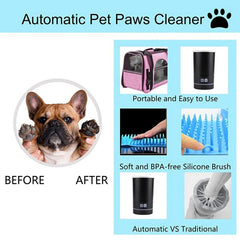 USB Rechargeable Automatic Pet Paw Cleaner and Massager